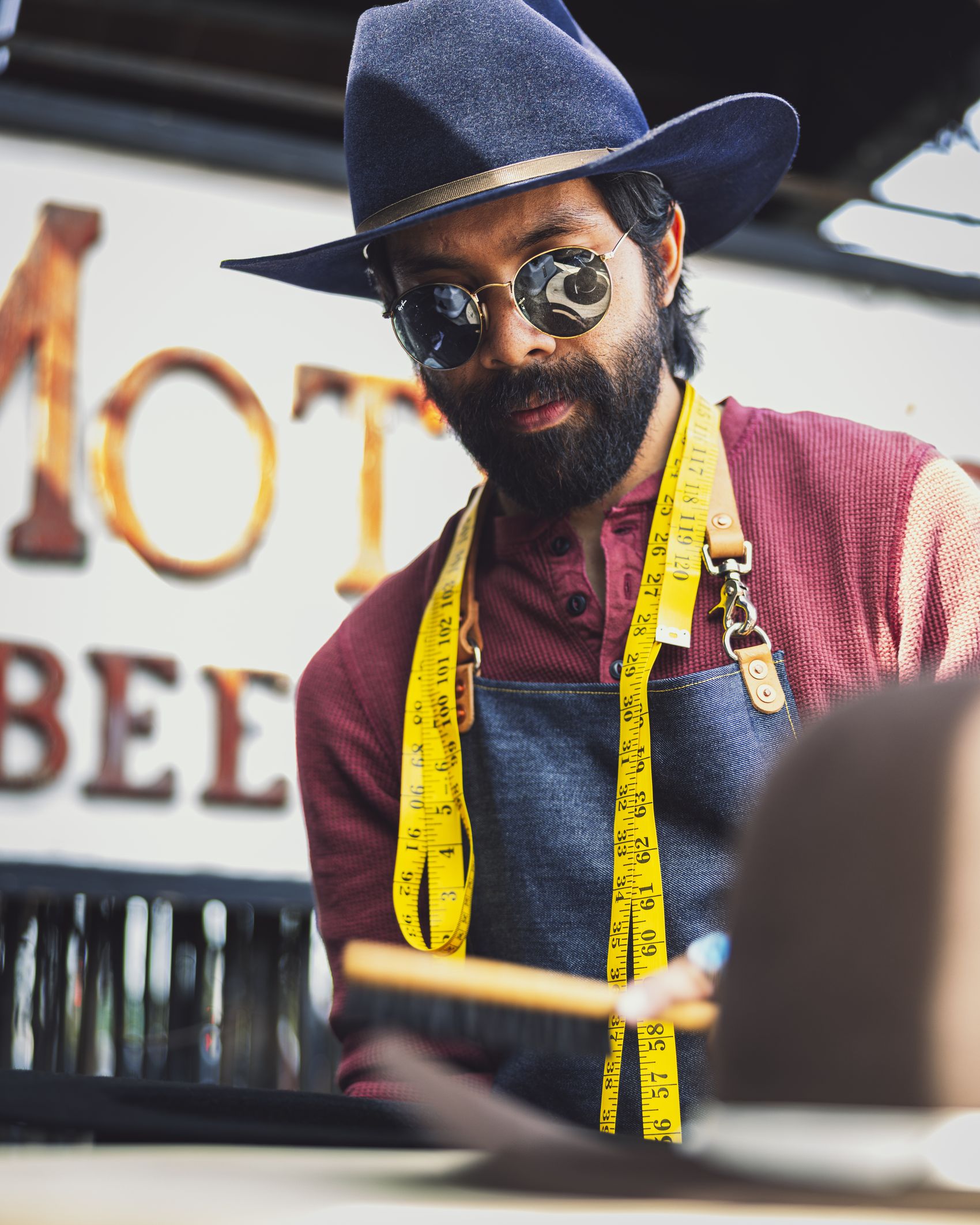 John Esguerra, founder of West & Hide Co.